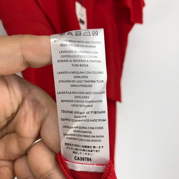 NWT Maddison Red One Shoulder Ruffle Layered Top size 6 - Picture 11 of 16